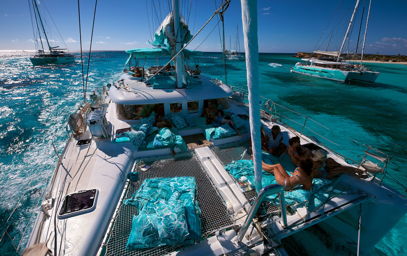 One & Only adults-only catamaran sailing to Isla Mujeres from Cancun