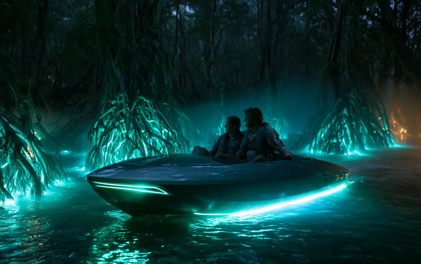 Jungle boat and snorkel tour in Cancún