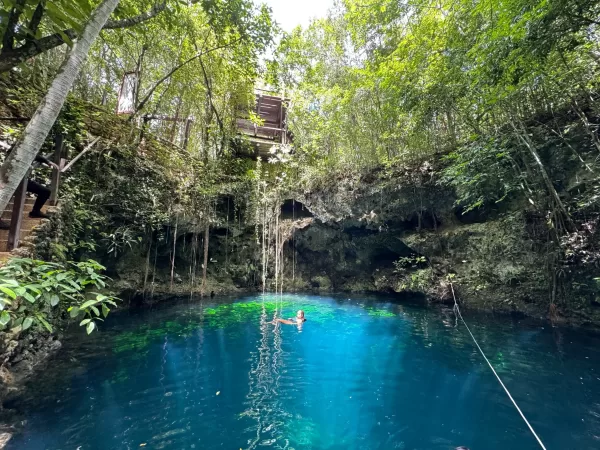 ATV and zipline adventure combo through Cancun jungle.