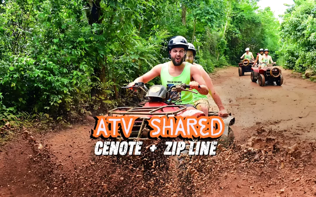 ATV Tour Shared Combo | Atvs + Cenote + Zipline