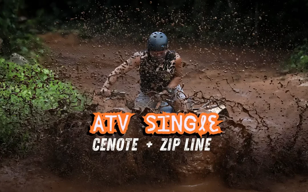 Atv Tour Single Combo | Atvs + Cenote + Zipline