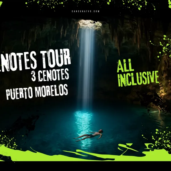 Aventura en cenotes: tour único por 3 cenotes