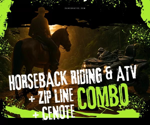 Ultimate Combo: Horseback, ATV, Ziplines & Cenote Tour