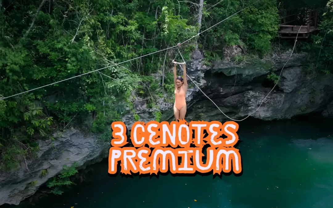 Cenotes Tour + Zip Line PREMIUM (Small Groups)